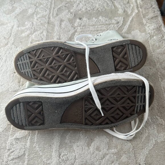 Gray Platform Hightop Converse - Picture 4 of 4